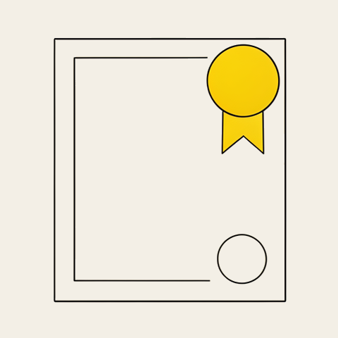 Permit with seal